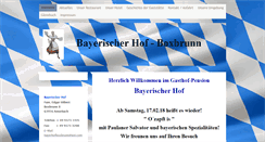 Desktop Screenshot of bayerischerhof-boxbrunn.de