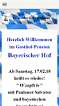 Mobile Screenshot of bayerischerhof-boxbrunn.de